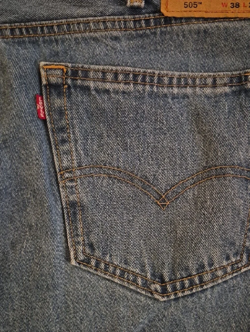 Levi's Men's Light Blue Relaxed Jeans W38×L29
